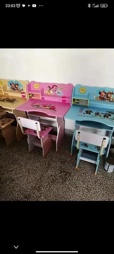 office table: Детские парты со стульчиком – наборы для учебы и творчества. Варианты — 1