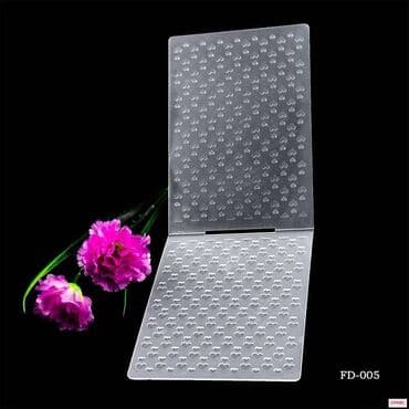 резка бумаги а4: Штамп для скрапбукинга в форме сердца - пластиковый для тиснения — 1