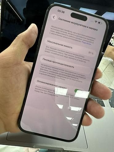 mini mac: IPhone 14 Pro Max, Б/у, 256 ГБ, Черный, Защитное стекло, Чехол, 91 % — 4