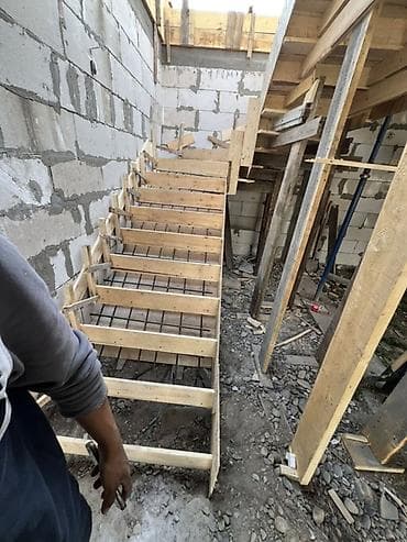 комод с зеркалом: Бетонная лестница Для дома — 6