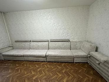 угловой диван с чехлом: Комплект мягкой мебели, цвет - Бежевый — 2
