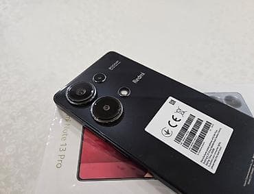 Redmi, Redmi Note 13 Pro, Новый, 256 ГБ, цвет - Черный, 2 SIM