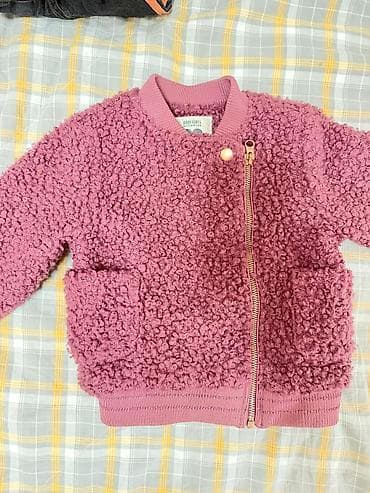 Платья: Набор верхней детской одежды. 1) Джинсовая парка с утеплителем — 3