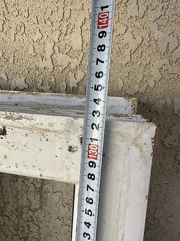 Эшиктер жана комплектөөчүлөр: Пластиковые окна и стеклопакеты (набор) Размер 1,62/ 1,32 Б/У в — 6