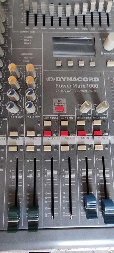 Усилители звука: Продаю активный микшерный пульт Dinacord powermate 1000-3, б/у, в — 2