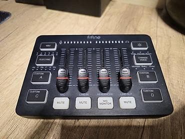 nothing ear 2: Аудиомикшер Fifine AmpliGame SC3 (Gaming Mixer), цвет черный — 3