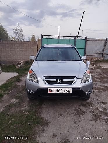 кабина на мото: Honda CR-V: 2003 г., 0.2 л, Автомат, Бензин, Кроссовер — 1