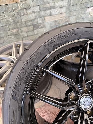 7 5j: Колеса в сборе 265 / 35 / R 18, Лето, Б/у, Комплект, Легковые, Литые, отверстий - 5 — 2