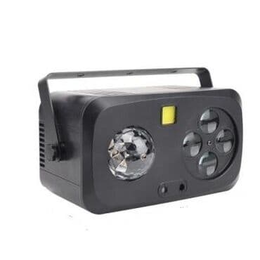 прожектор свет: Светомузыкальная установка 4 в 1 лазер, стробоскоп, диско шар, КТѴ — 1