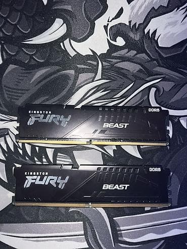 Оперативная память, Kingston Fury, 64 ГБ, DDR5, 5200 МГц, Для ПК at lalafo.kg Оперативная память, Kingston Fury, 64 ГБ, DDR5, 5200 МГц, Для ПК