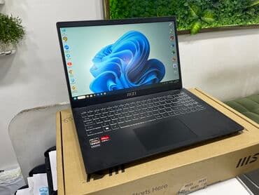 Ноутбук, MSI, 8 ГБ ОЗУ, AMD Ryzen 7, 15.6 ", Новый, Для несложных задач, память SSD at lalafo.kg Ноутбук, MSI, 8 ГБ ОЗУ, AMD Ryzen 7, 15.6 ", Новый, Для несложных задач, память SSD