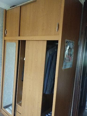 third edition solution: Шкаф-купе для прихожей/спальни, цвет – светлый дуб. - Конфигурация — 1