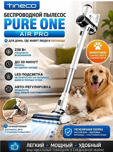 pure: Пылесос, Вертикальный, Сухая, Контейнер — 1