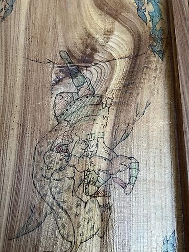 ударный инструмент: Нарды ручной работы из натурального дерева Карагач торг — 4