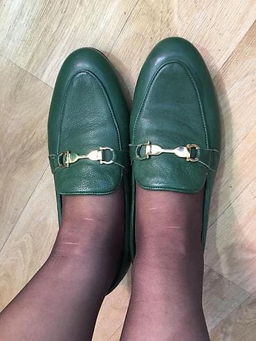 Туфли, 38, Asos, Б/у, цвет - Зеленый, Платная доставка, Самовывоз