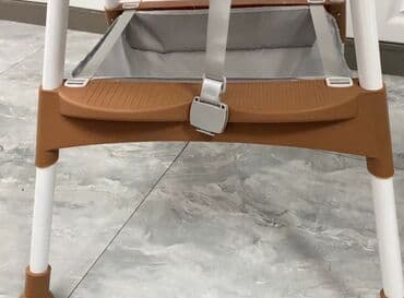 офисной стол: Стульчик для кормления, Новый, Другой бренд, Металл, Трансформер, цвет - Коричневый, Платная доставка — 7