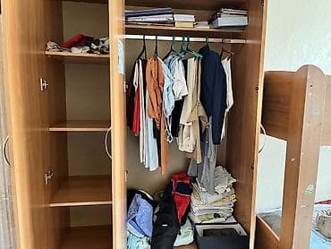 шкаф комод: Шифоньер, шкаф для одежды, Прямой, ЛДСП — 2