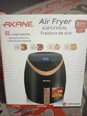 Аэрогриль AKANE Air Fryer A.85234B - Объем корзины: 5 л (Large
