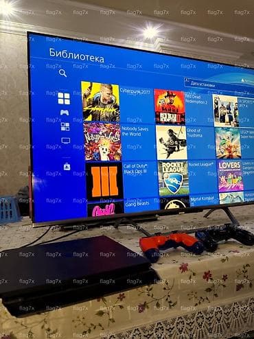 Техника жана электроника: - Консоль Плейстейшн PS4 Slim. 1000 g Прошитая 13 :00 запуск — 1