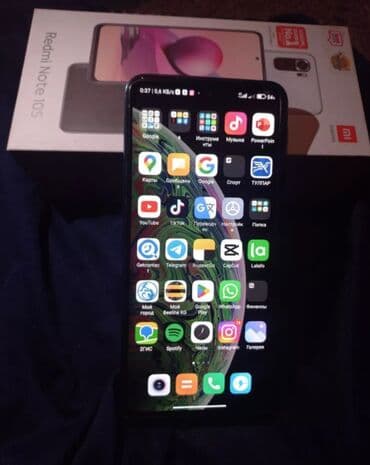 чехол на редми 10 с: Redmi, Redmi Note 10S, Б/у, 128 ГБ, цвет - Голубой, 2 SIM — 2