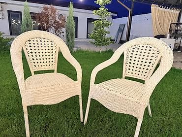 алюкобонд ош: Комплект садовой мебели, Стол, Ротанг — 4