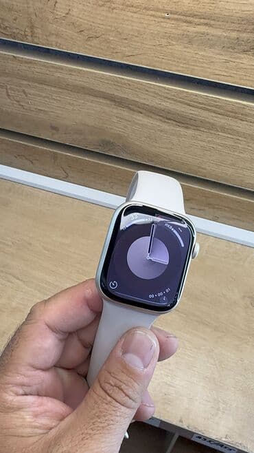 Смарт-часы: 🔥 🍏 Apple Watch 9 45mm. 🧠Память:32гб. 👩🏻‍🦳Состояние.Идеальный — 1