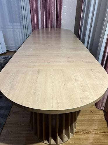 Стол трансформер Для кухни, Раскладной стол, Длина, см: 300 см, цвет - Бежевый — 2