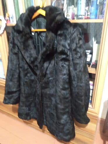 Другая мужская одежда: Шуба из натурального меха, цвет черный. - Классический — 1