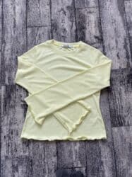 Лонгслив, цвет - Желтый, M