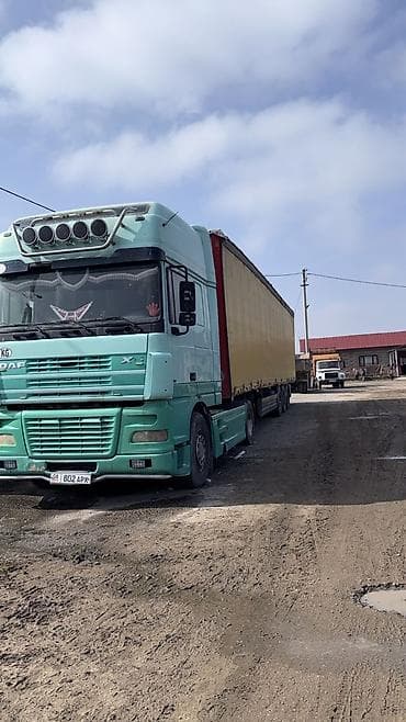 down pipe: Тягач, DAF, Тентованный — 3