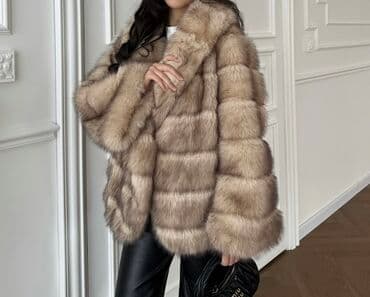 дешево дубленка: Продается шуба под Соболь Новая Не носила Размер 44 до 50 Удобная — 1