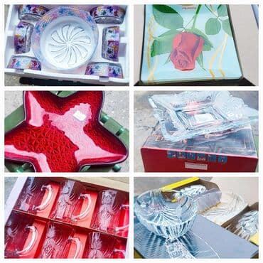 Новая посуда!!! набор на 6 персональный ещё 2 набора стеклянные