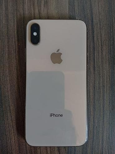 iphone xs 128gb: IPhone Xs, Б/у, 64 ГБ, Золотой, Зарядное устройство, Защитное стекло, Чехол, 72 % — 1
