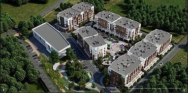 Строится, Элитка, 2 комнаты, 89 м²