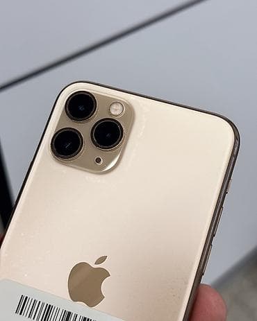 пл: IPhone 11 Pro, Б/у, 256 ГБ, Золотой, Защитное стекло, Чехол, В рассрочку, 80 % — 3