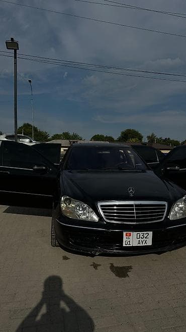 авто в такси: Mercedes-Benz S-Class: 2002 г., 5 л, Автомат, Бензин, Седан — 1