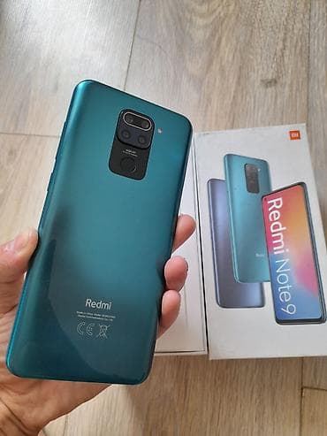 Redmi, Redmi Note 9, Б/у, 64 ГБ, цвет - Зеленый, 2 SIM