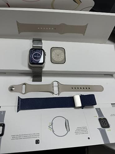 Детские смарт-часы: Продаю Apple Watch 8, 41мм Коробка, зарядка имеется подарок 2 — 2