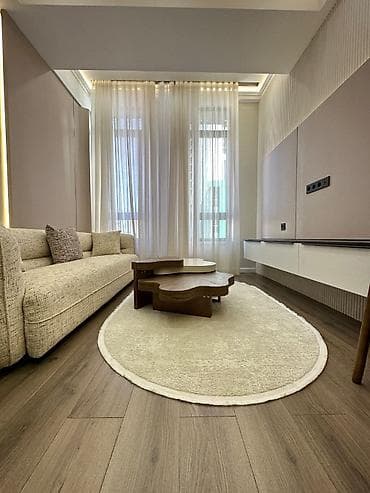 seven development: Студия, 49 м², Асанбай мкр Элитка, 13 этаж, Дизайнерский ремонт — 8