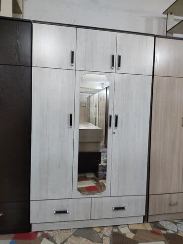 шифоньеры в рассрочку: Шкаф для одежды, Новый, Прямой, ЛДСП — 13