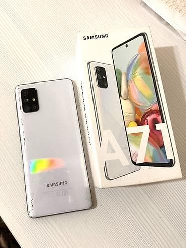 электронная книга kindle: Samsung Galaxy A71, 128 ГБ, цвет - Белый — 2