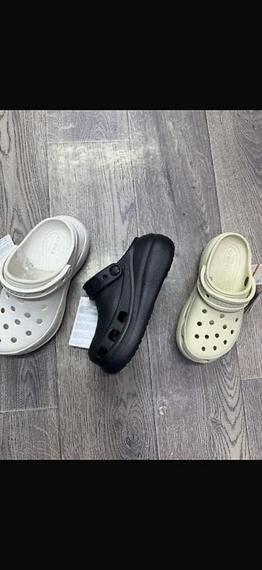 Сабо, 36, 38, 39, Crocs, Новый, цвет - Белый, Платная доставка