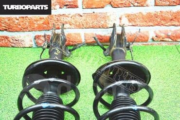 be5: Передний амортизатор, Комплект пружин амортизатора Subaru 1994 г., Б/у, Оригинал, Япония — 4