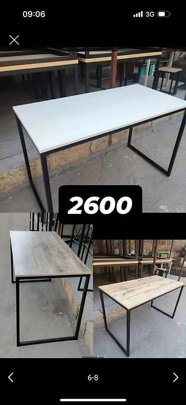 купить кухонные столы: Кухонный стол, Новый, Прямоугольный, Нераскладной — 7