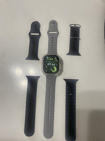 Башка акылдуу сааттар: Смарт‑часы в стиле квадратного корпуса с крупным экраном и — 4