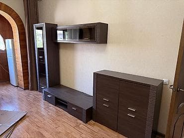 Гарнитур для зала, Тумба под ТВ, Ткань, текстиль, цвет - Коричневый