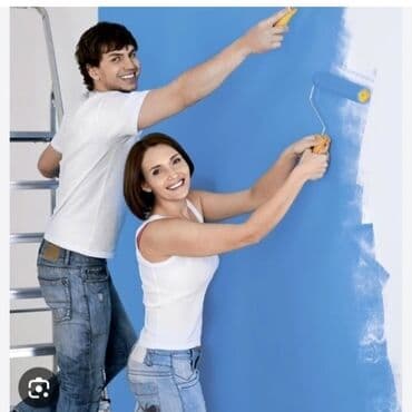 шкаф книжный посудный: Малярные работы — окраска стен и потолков - Профессиональная покраска — 1