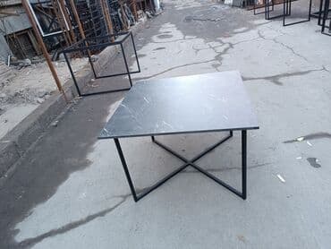 металлический стол: Журнальные столики металлокаркас столешница из ЛДСП длина 90см — 1