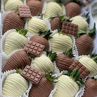 дарбыз кочот: Свежая клубника в бельгийском шоколоде — 6