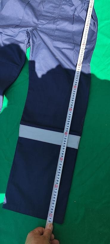 строительные форма: Костюм рабочий сигнальный (куртка + брюки) Описание: - Комплект для — 9